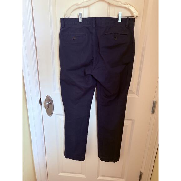 Men's Polo Ralph Lauren Navy Blue Stretch Straight Leg Chino Pants 33 X 32 - Picture 5 of 5